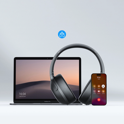 Handsfree Bluetooth Joyroom JR-JH2, A2DP, ANC, Svart