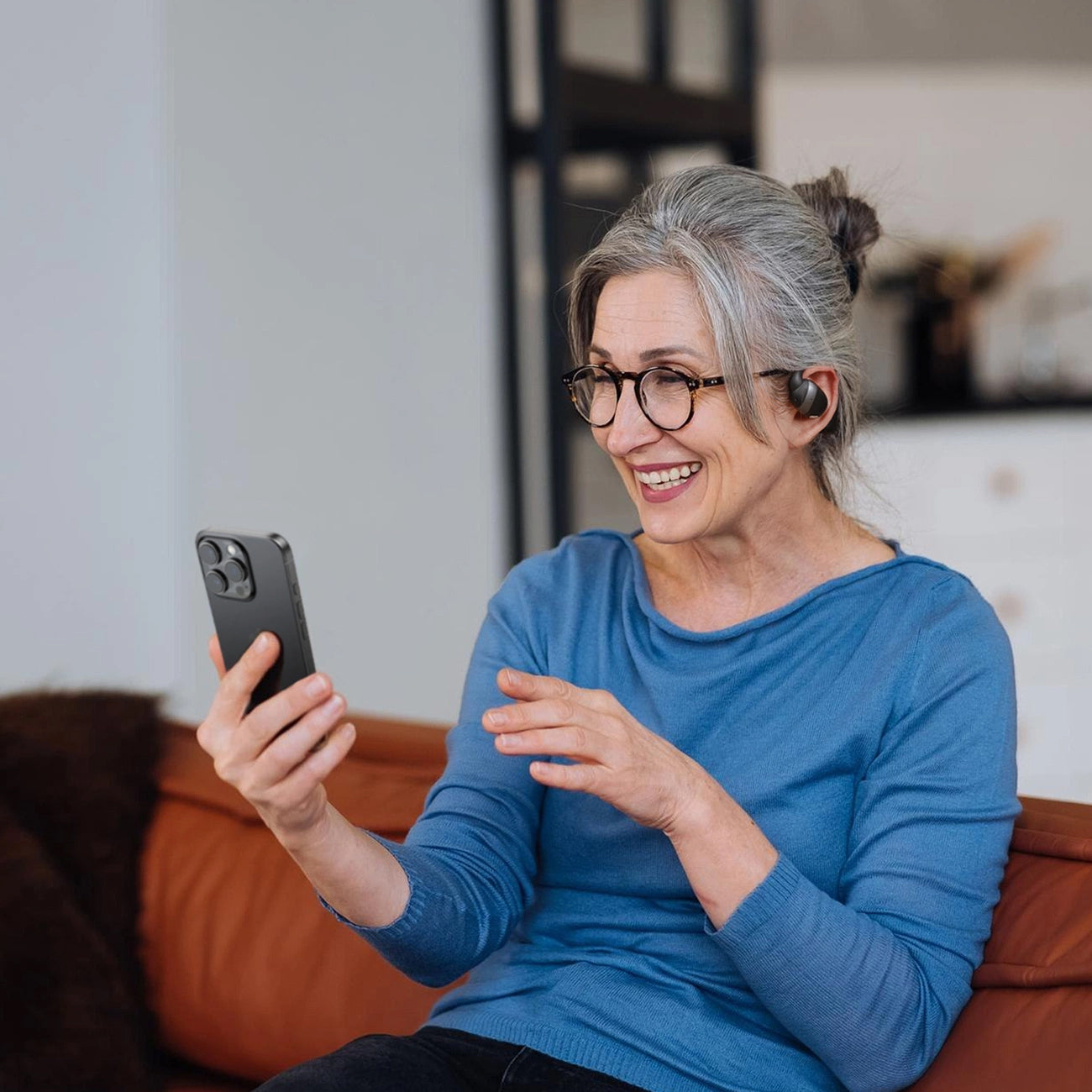 Handsfree Bluetooth Joyroom Open Ear JR-OE4, TWS, Svart