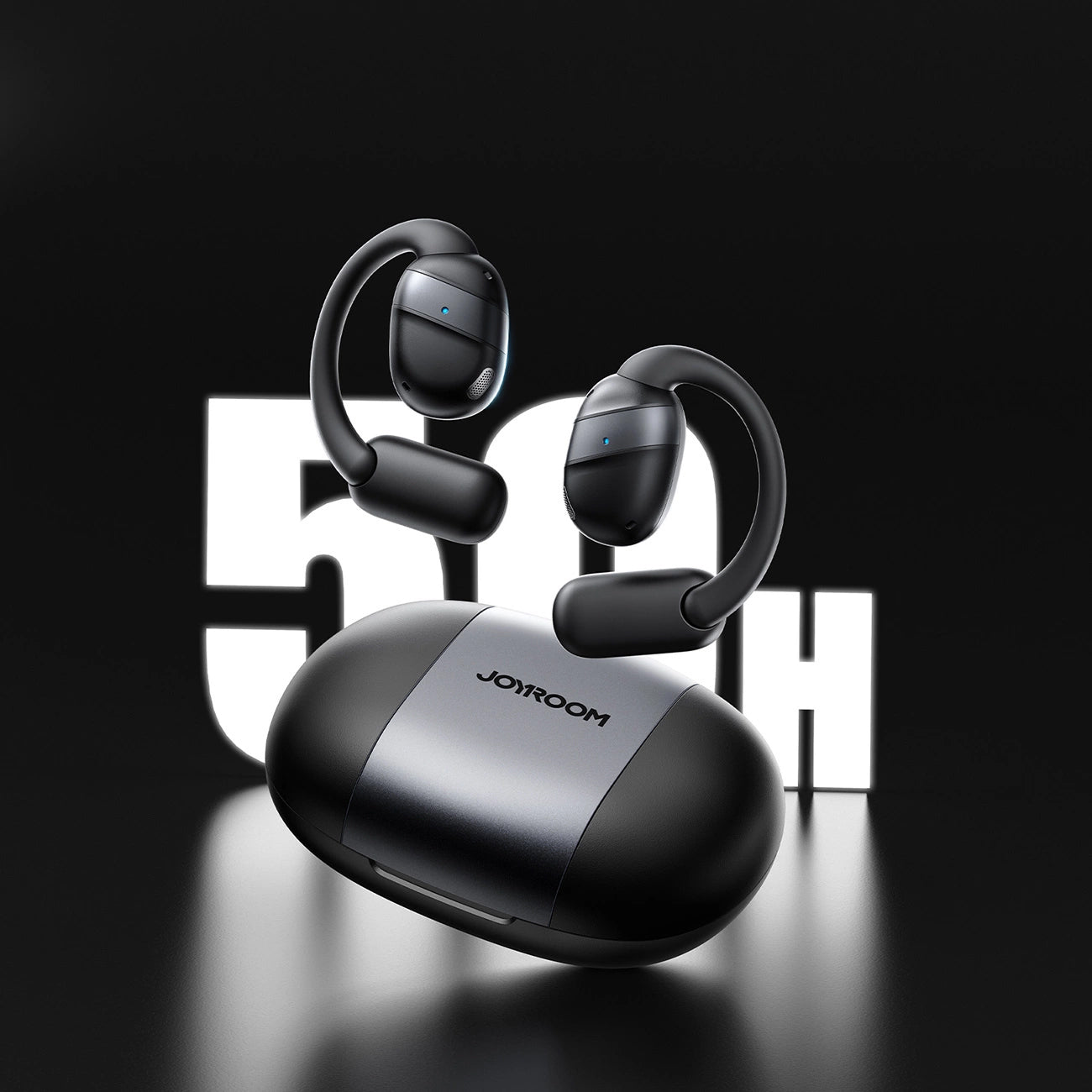 Handsfree Bluetooth Joyroom Open Ear JR-OE4, TWS, Svart