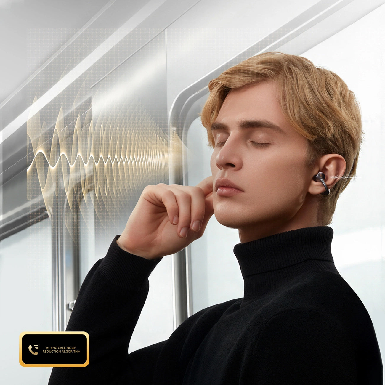 Handsfree Bluetooth Joyroom Openfree JR-OE3, TWS, Svart