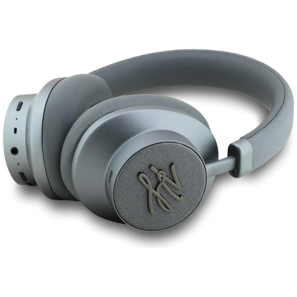 Handsfree Bluetooth Karl Lagerfeld Grained Initials, A2DP, ANC, Grå