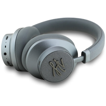 Handsfree Bluetooth Karl Lagerfeld Grained Initials, A2DP, ANC, Grå