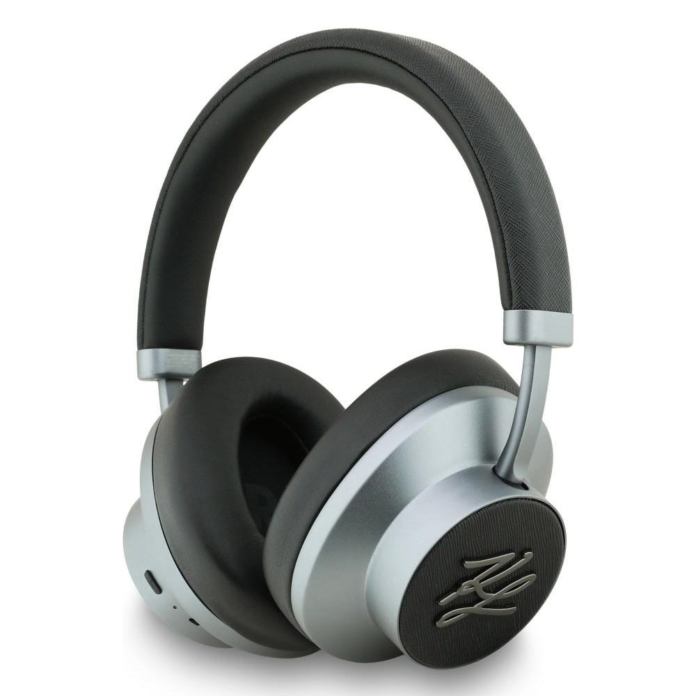 Handsfree Bluetooth Karl Lagerfeld Grained Initials, A2DP, ANC, Svart