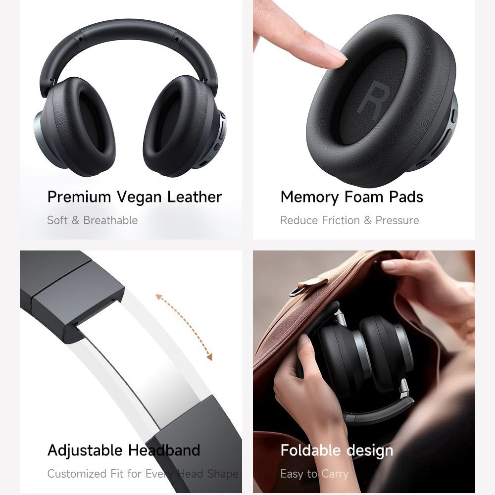 Handsfree Bluetooth McDodo HP-5820 T03, A2DP, ANC, Svart