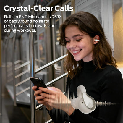 Handsfree Bluetooth Monster AC225, TWS, Lys krem