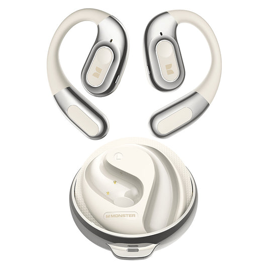 Handsfree Bluetooth Monster AC330 AI Oversettelse, TWS, Hvit