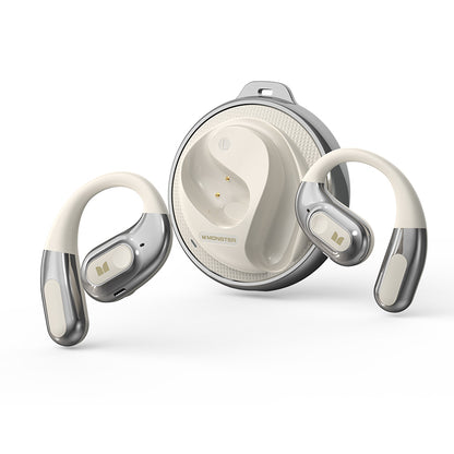 Handsfree Bluetooth Monster AC330 AI Oversettelse, TWS, Hvit