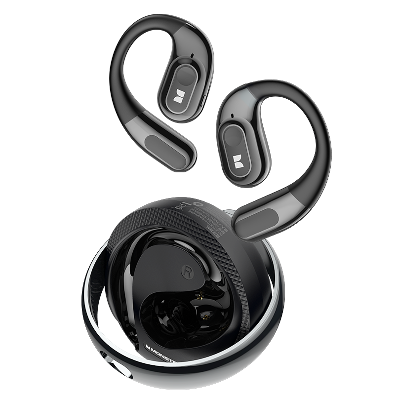 Handsfree Bluetooth Monster AC330 AI Oversettelse, TWS, Svart