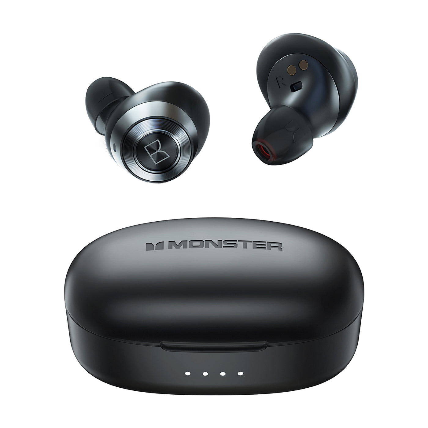 Handsfree Bluetooth Monster Achieve 100 AirLinks, TWS, Svart