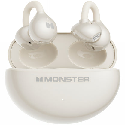 Handsfree Bluetooth Monster AirClip AC200, TWS, Lys krem