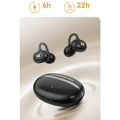 Handsfree Bluetooth Monster AirClip AC200, TWS, Svart