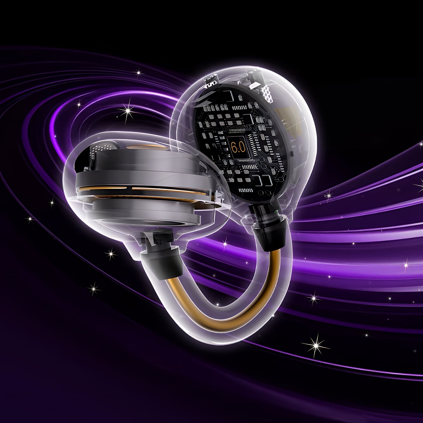 Handsfree Bluetooth Monster AirClip AC200, TWS, Lys krem