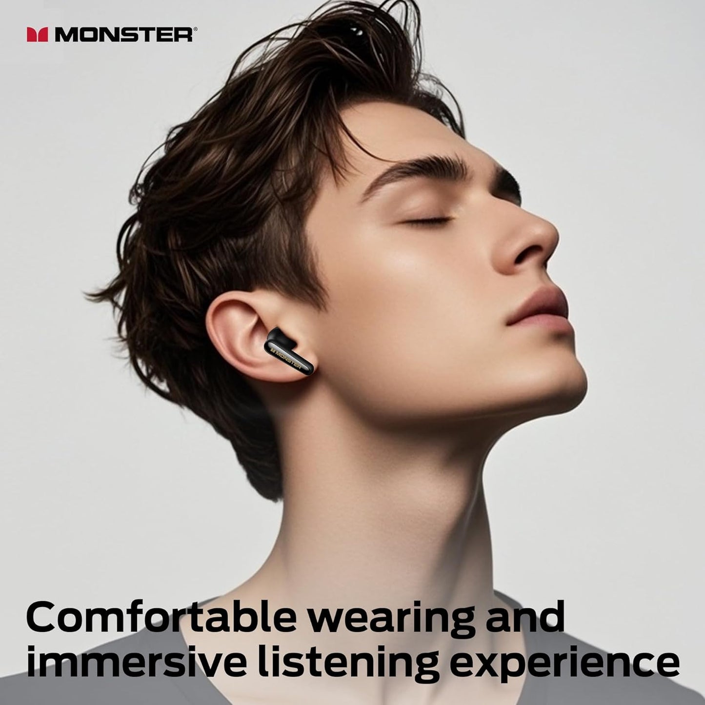 Handsfree Bluetooth Monster Clarity 200, TWS, ANC, Svart