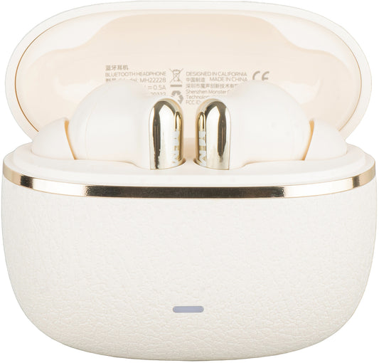 Handsfree Bluetooth Monster Clarity 200, TWS, ANC, Lys krem