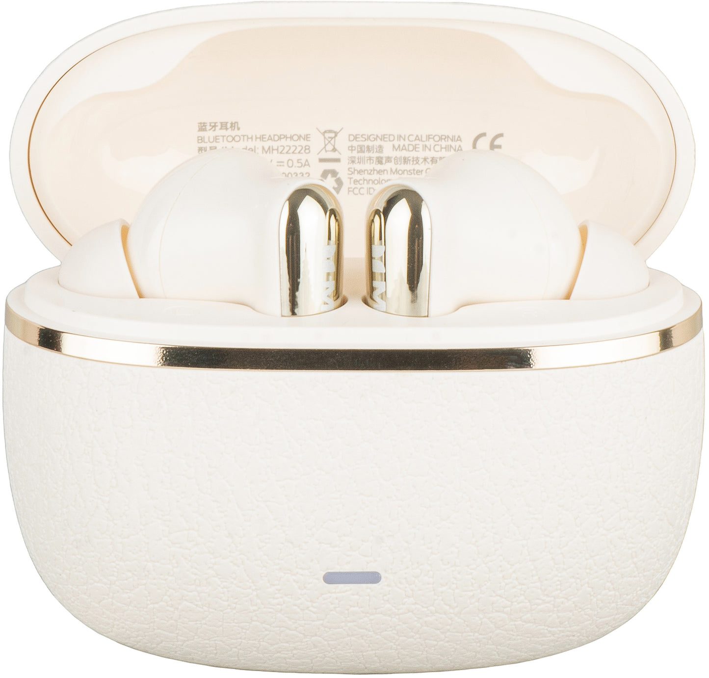 Handsfree Bluetooth Monster Clarity 200, TWS, ANC, Lys krem