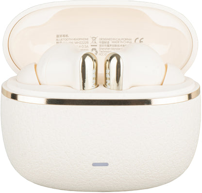 Handsfree Bluetooth Monster Clarity 200, TWS, ANC, Lys krem