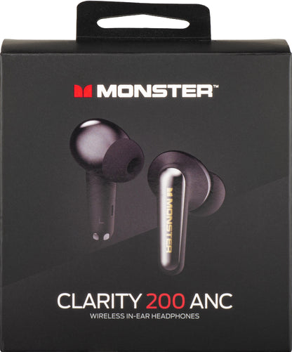 Handsfree Bluetooth Monster Clarity 200, TWS, ANC, Lys krem