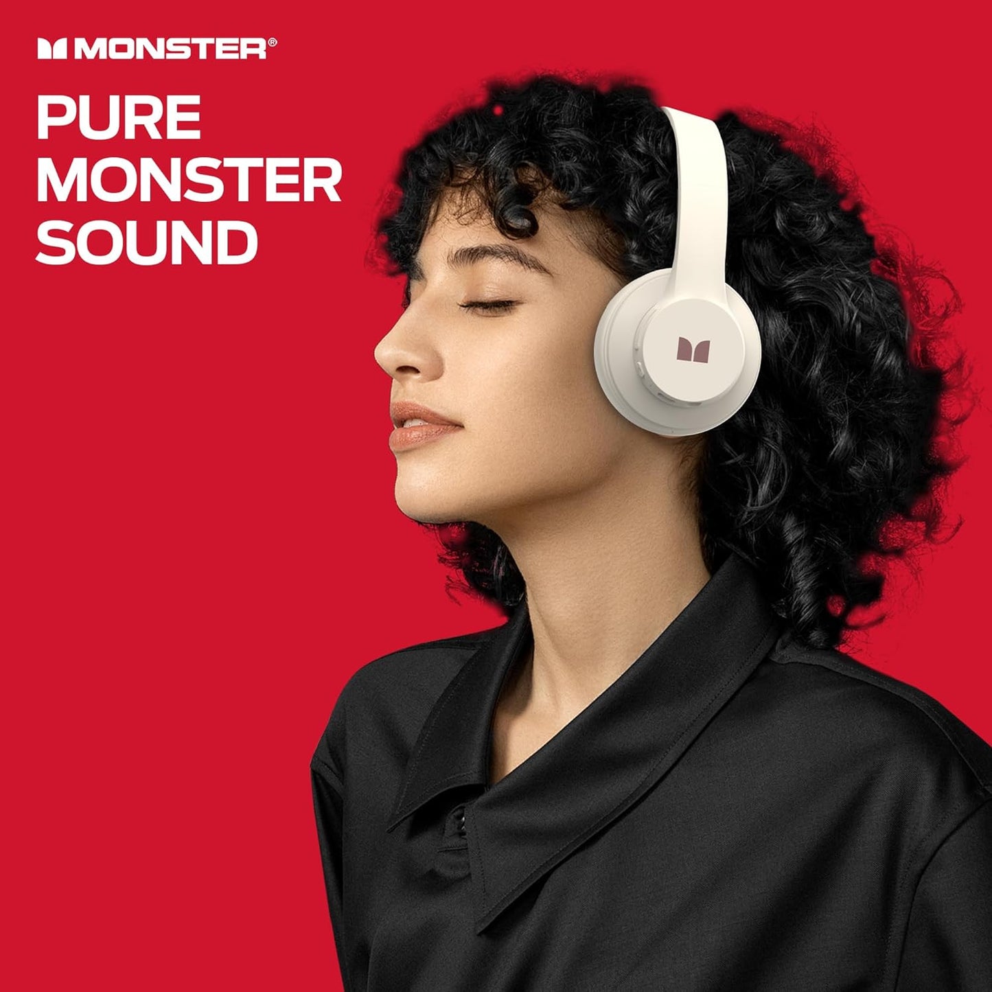 Handsfree Bluetooth Monster Mission 100, MultiPoint, A2DP, ANC, Hvit