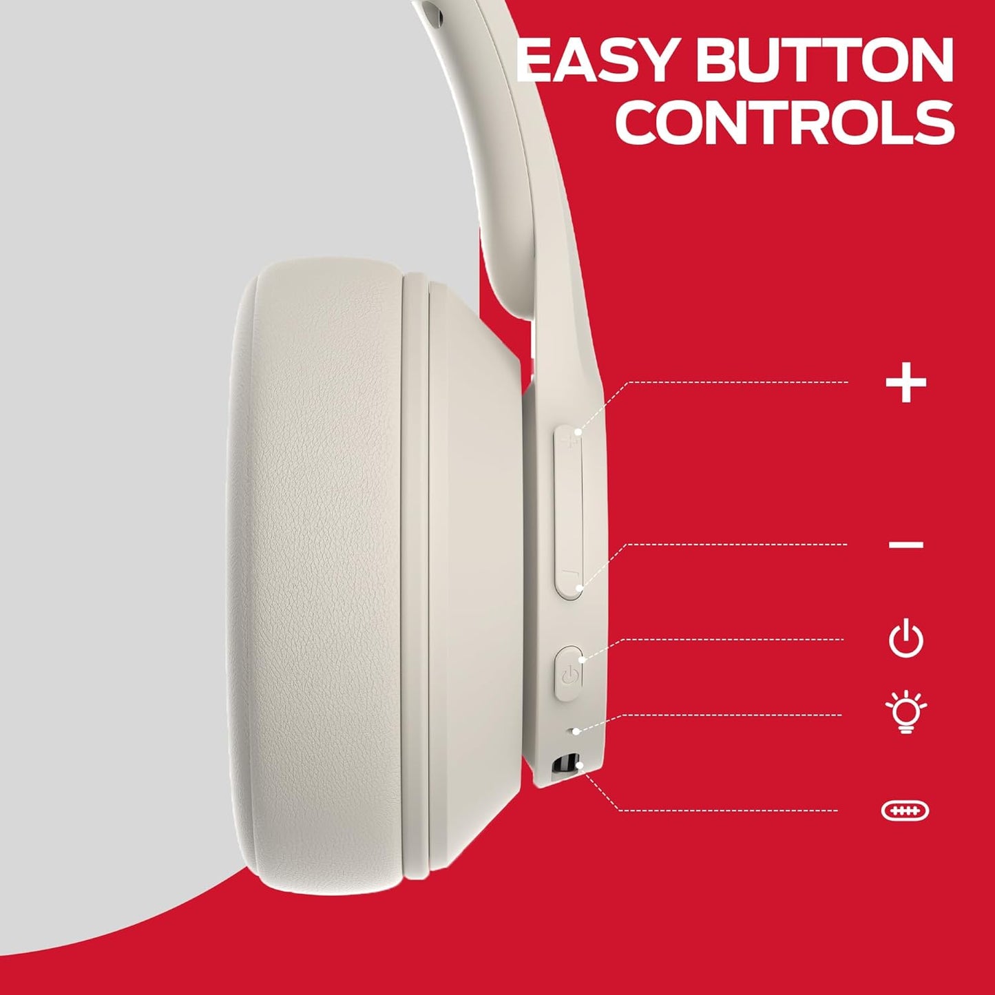 Handsfree Bluetooth Monster Mission 100, MultiPoint, A2DP, ANC, Hvit