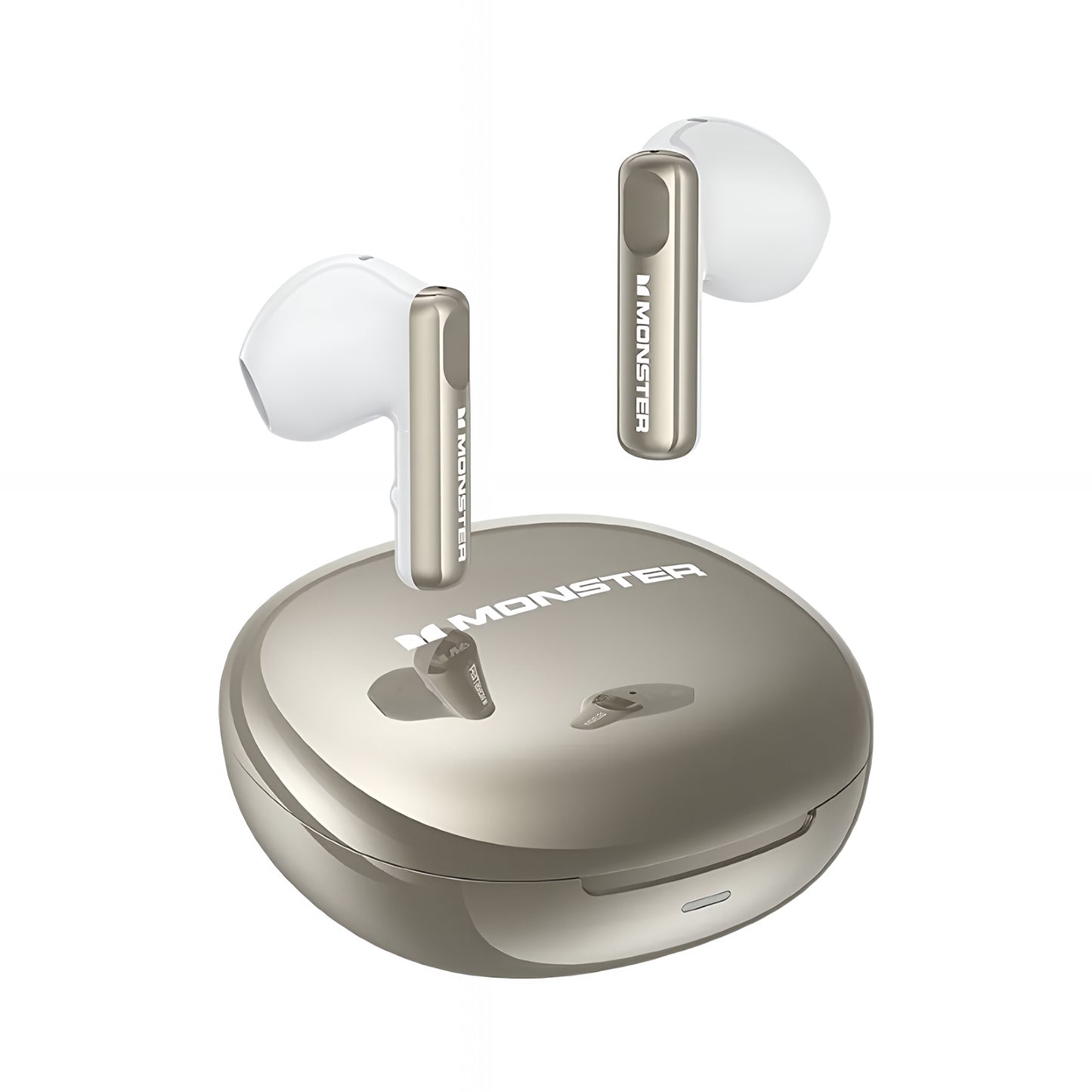 Handsfree Bluetooth Monster N-Lite 209, TWS, Sølv