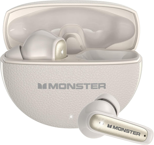 Handsfree Bluetooth Monster N-Lite 310, TWS, Lys krem