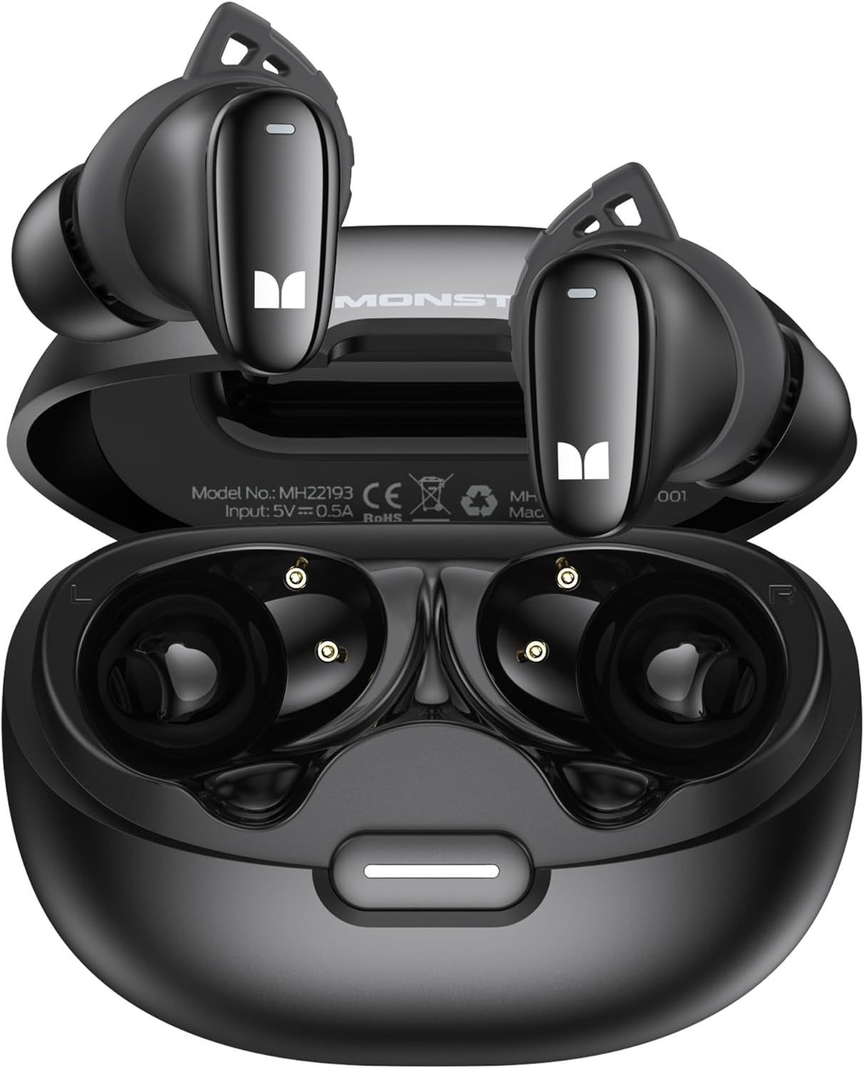 Handsfree Bluetooth Monster N-Lite 206, TWS, Svart