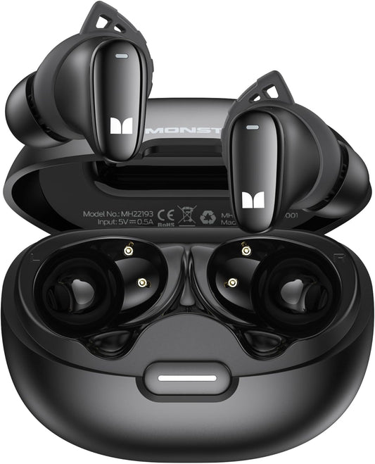 Handsfree Bluetooth Monster N-Lite 206, TWS, Svart