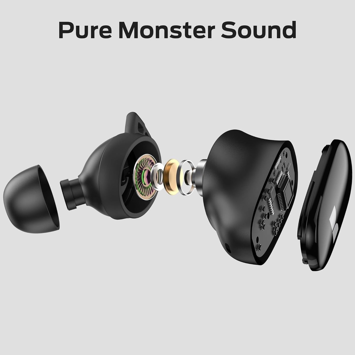 Handsfree Bluetooth Monster N-Lite 206, TWS, Svart