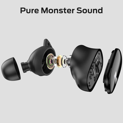 Handsfree Bluetooth Monster N-Lite 206, TWS, Svart