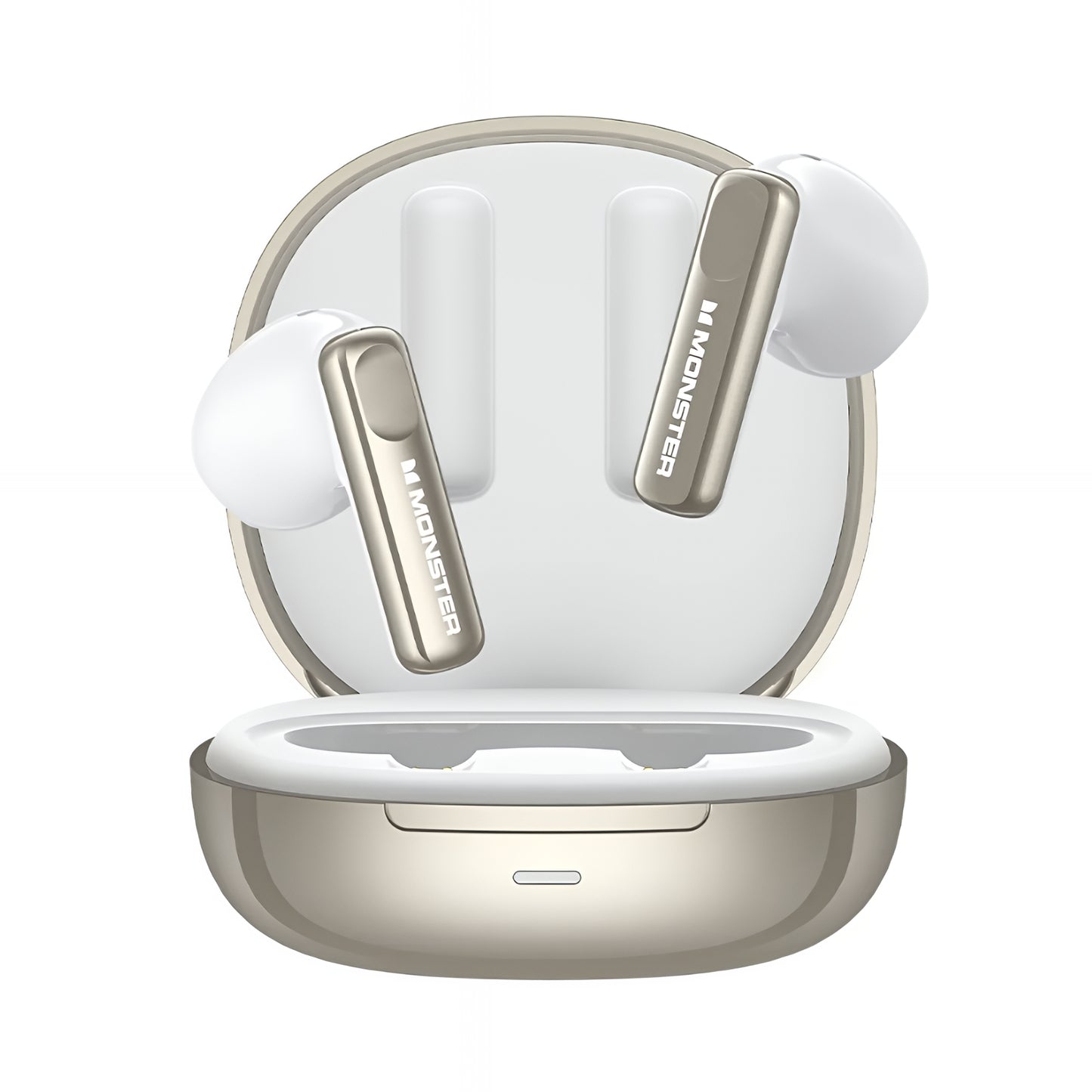 Handsfree Bluetooth Monster N-Lite 209, TWS, Sølv