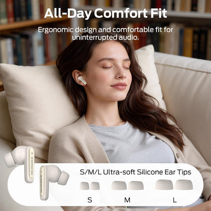 Handsfree Bluetooth Monster N-Lite 310, TWS, Lys krem