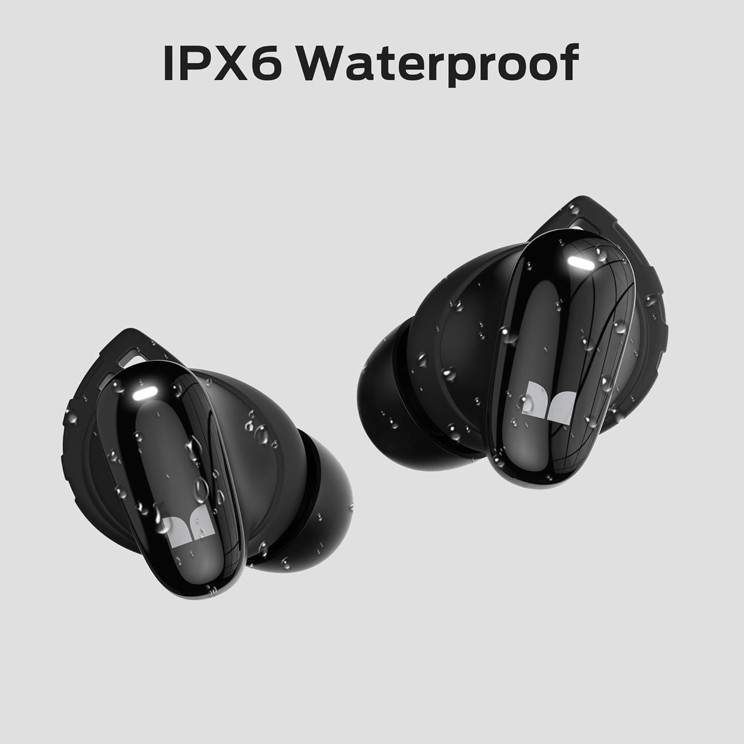 Handsfree Bluetooth Monster N-Lite 206, TWS, Svart