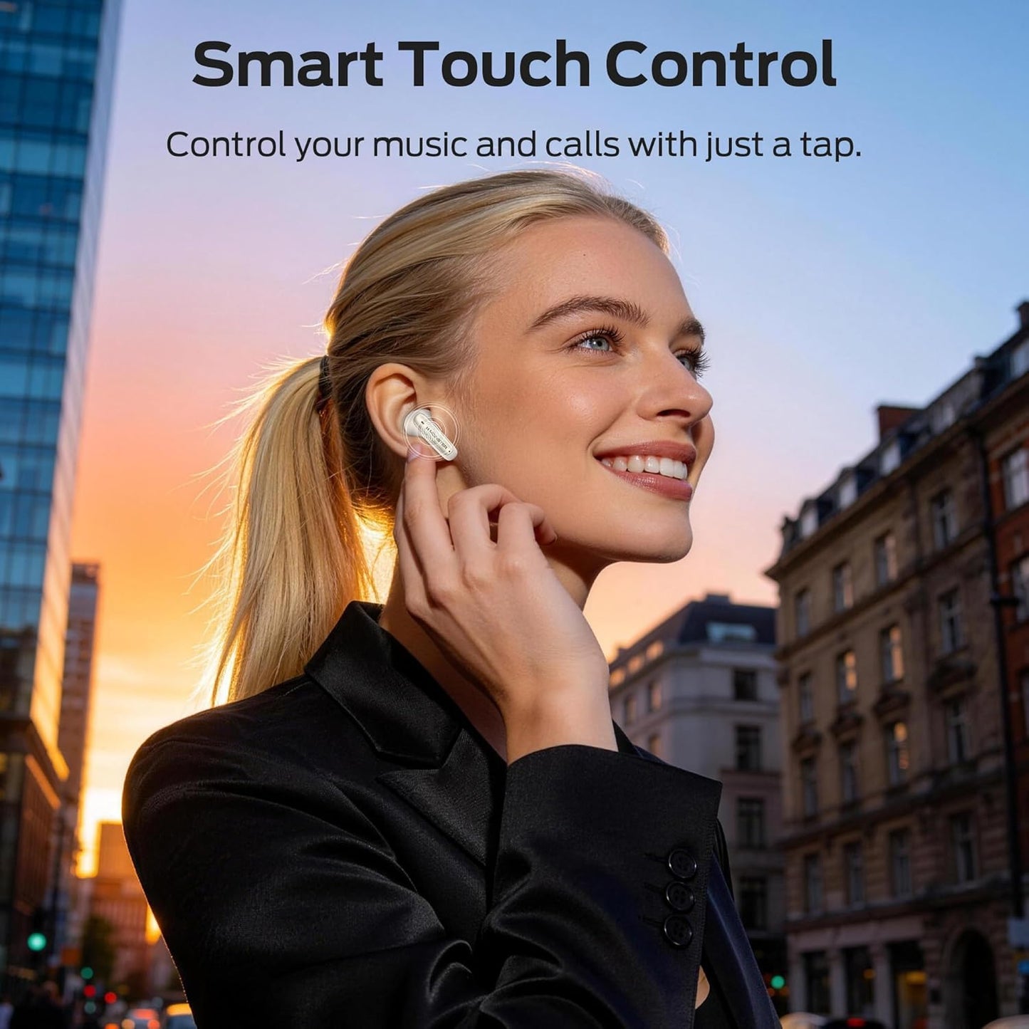Handsfree Bluetooth Monster N-Lite 310, TWS, Lys krem