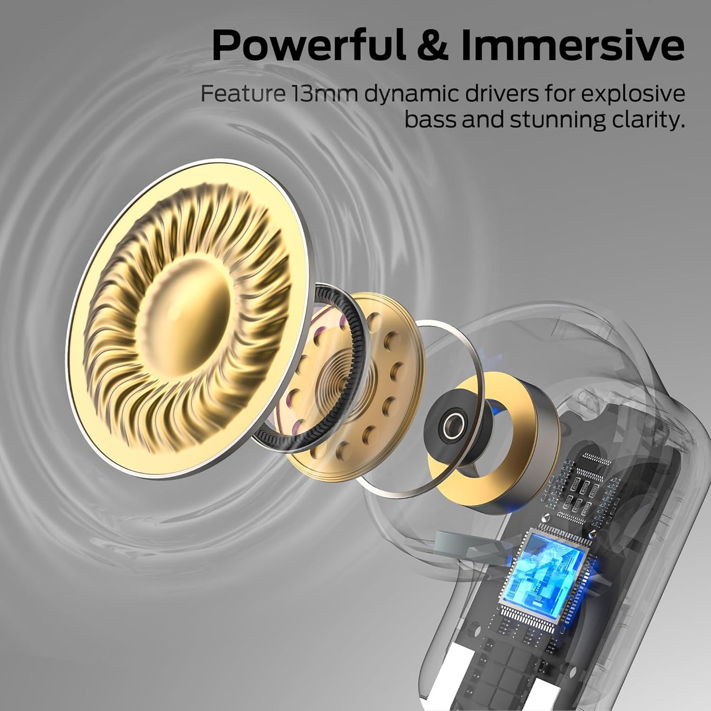 Handsfree Bluetooth Monster N-Lite 217, TWS, Svart