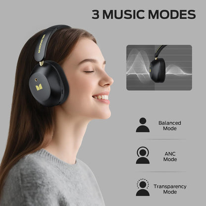 Handsfree Bluetooth Monster Persona 6th, MultiPoint, A2DP, ANC, Svart