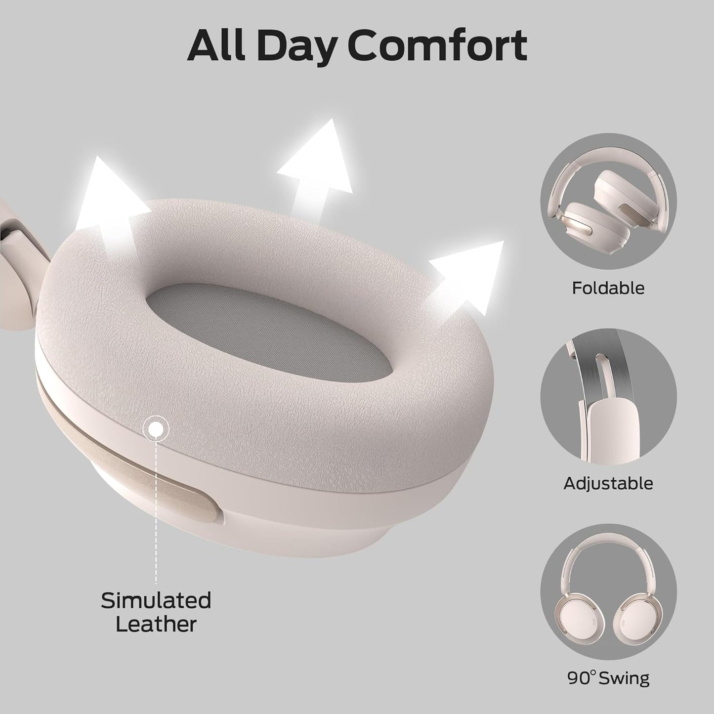 Handsfree Bluetooth Monster Persona 3rd, MultiPoint, A2DP, ANC, Hvit