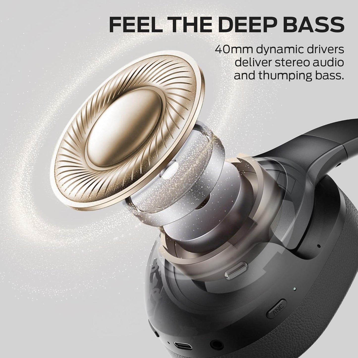 Handsfree Bluetooth Monster Persona 5th, MultiPoint, A2DP, ANC, Svart