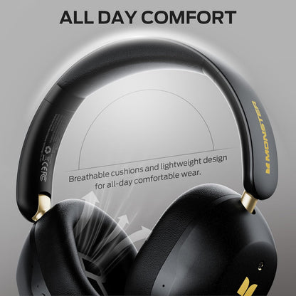 Handsfree Bluetooth Monster Persona 6th, MultiPoint, A2DP, ANC, Svart