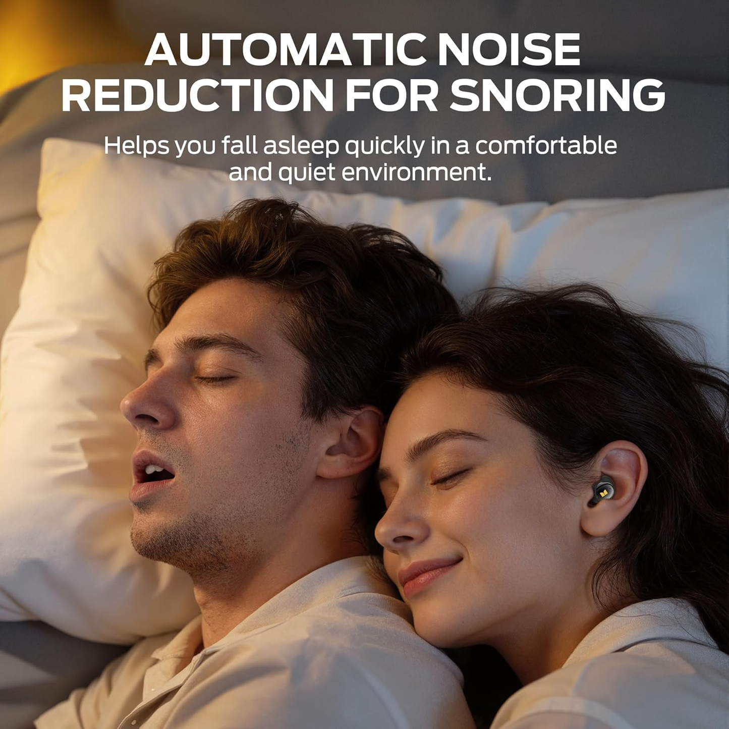 Handsfree Bluetooth Monster Sleep Ear200, TWS, ANC, Svart
