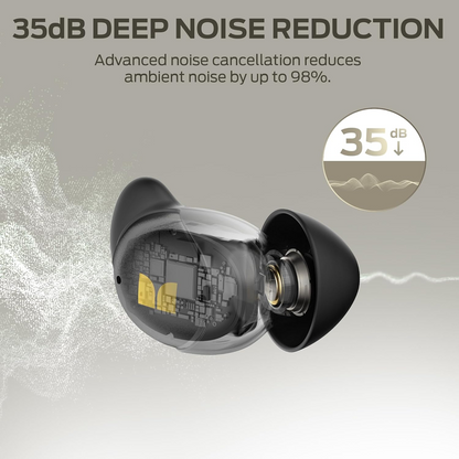 Handsfree Bluetooth Monster Sleep Ear200, TWS, ANC, Svart