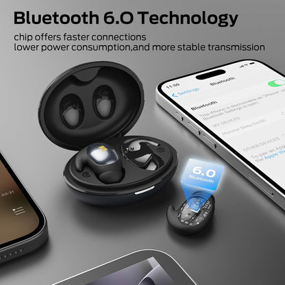Handsfree Bluetooth Monster Sleep Ear100, TWS, Svart