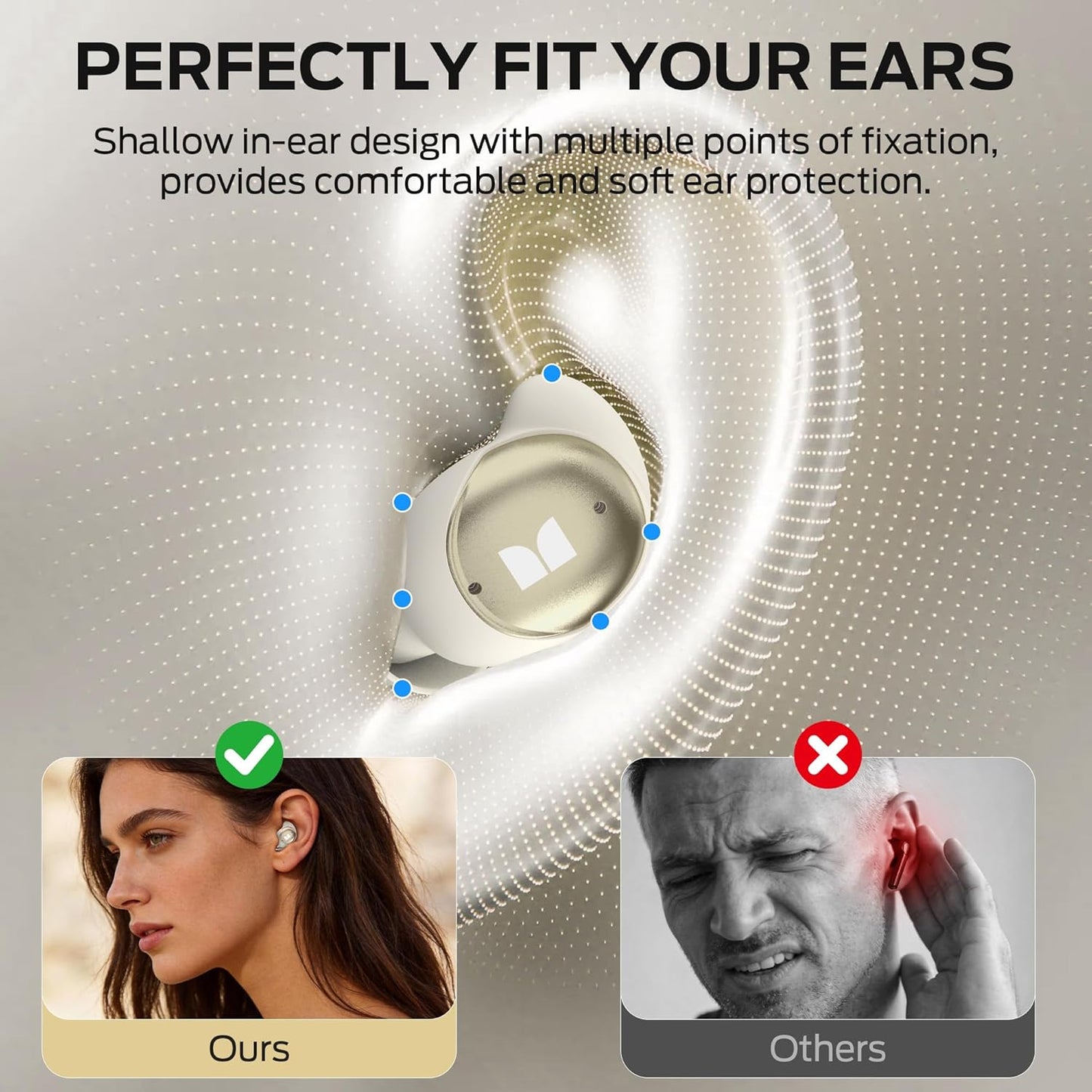 Handsfree Bluetooth Monster Sleep Ear200, TWS, ANC, Gull