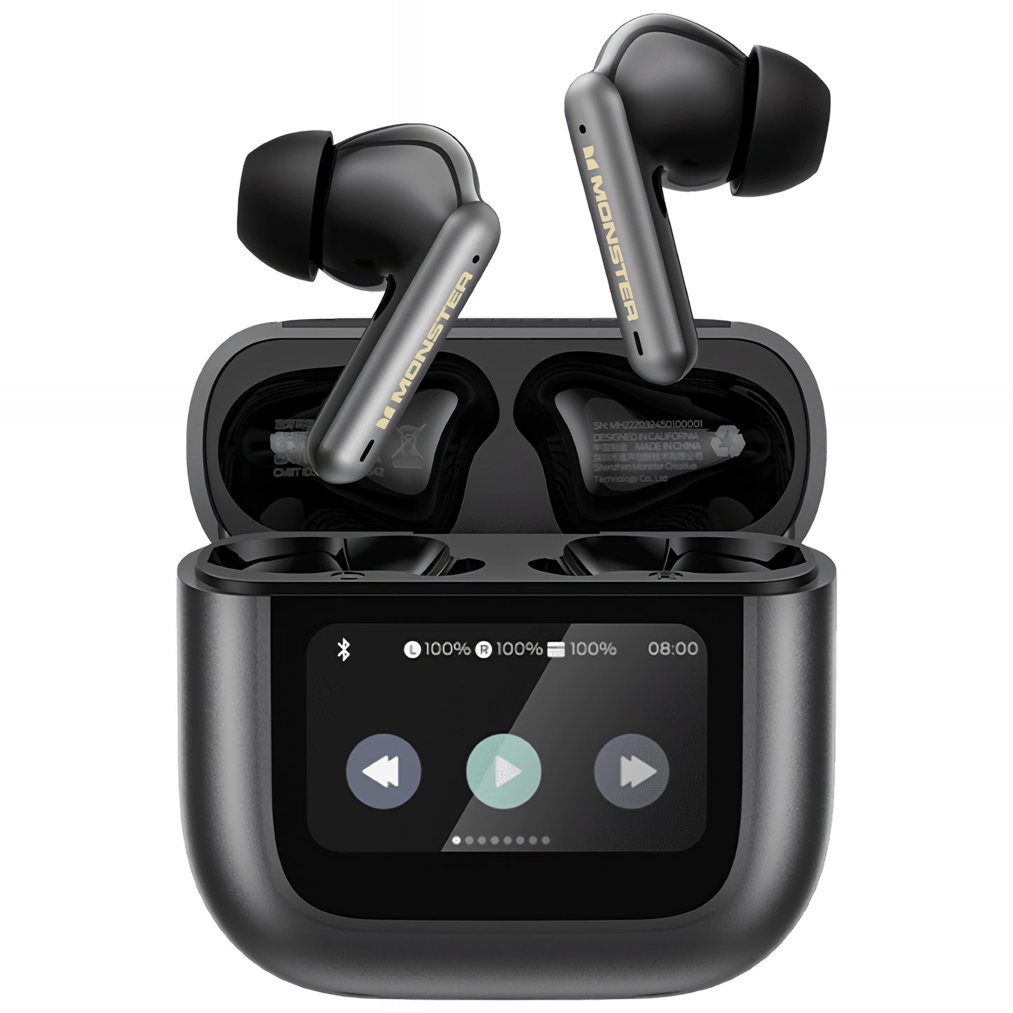 Handsfree Bluetooth Monster TH300, TWS, Svart
