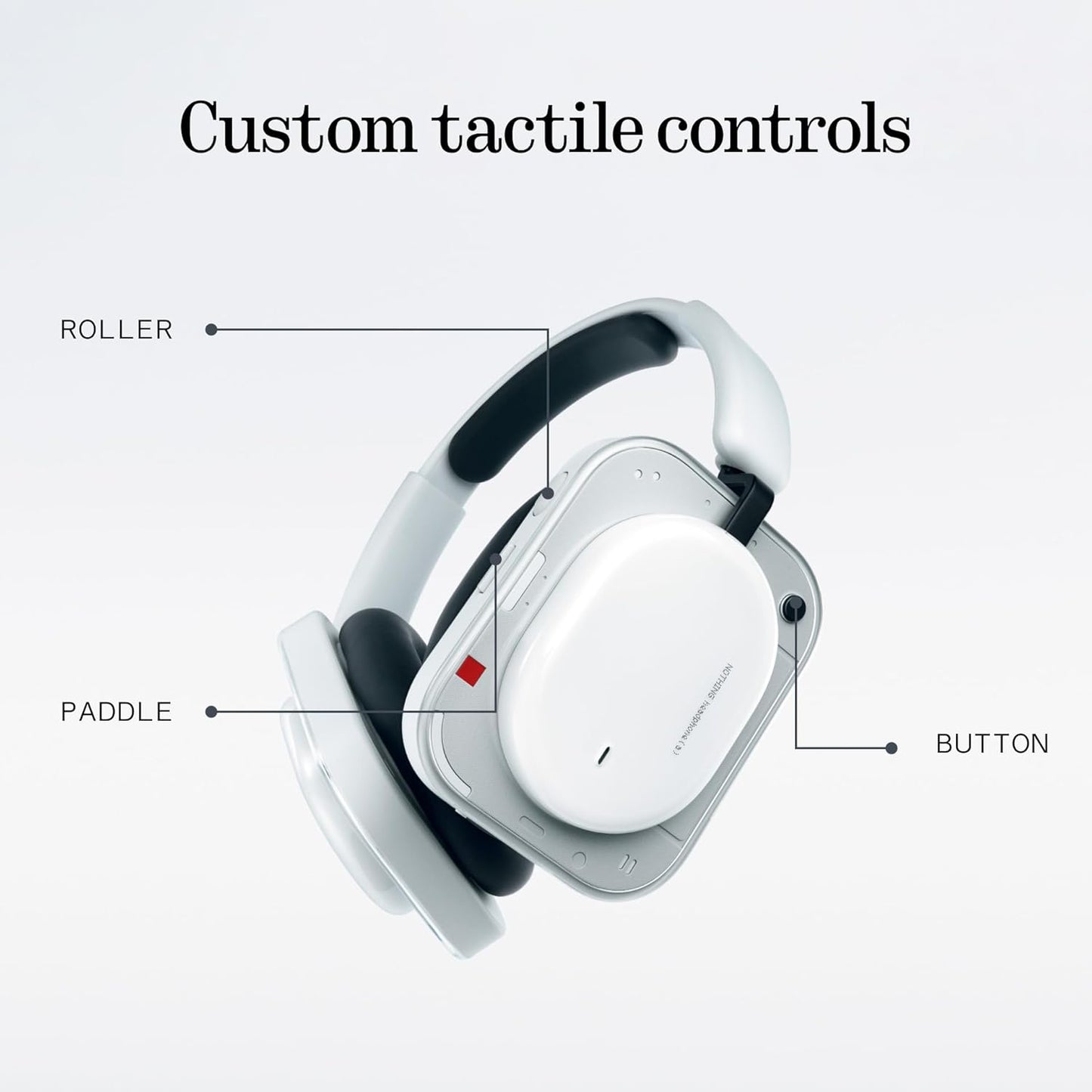 Handsfree Bluetooth Nothing Headphone (a), MultiPoint, A2DP, ANC, Svart