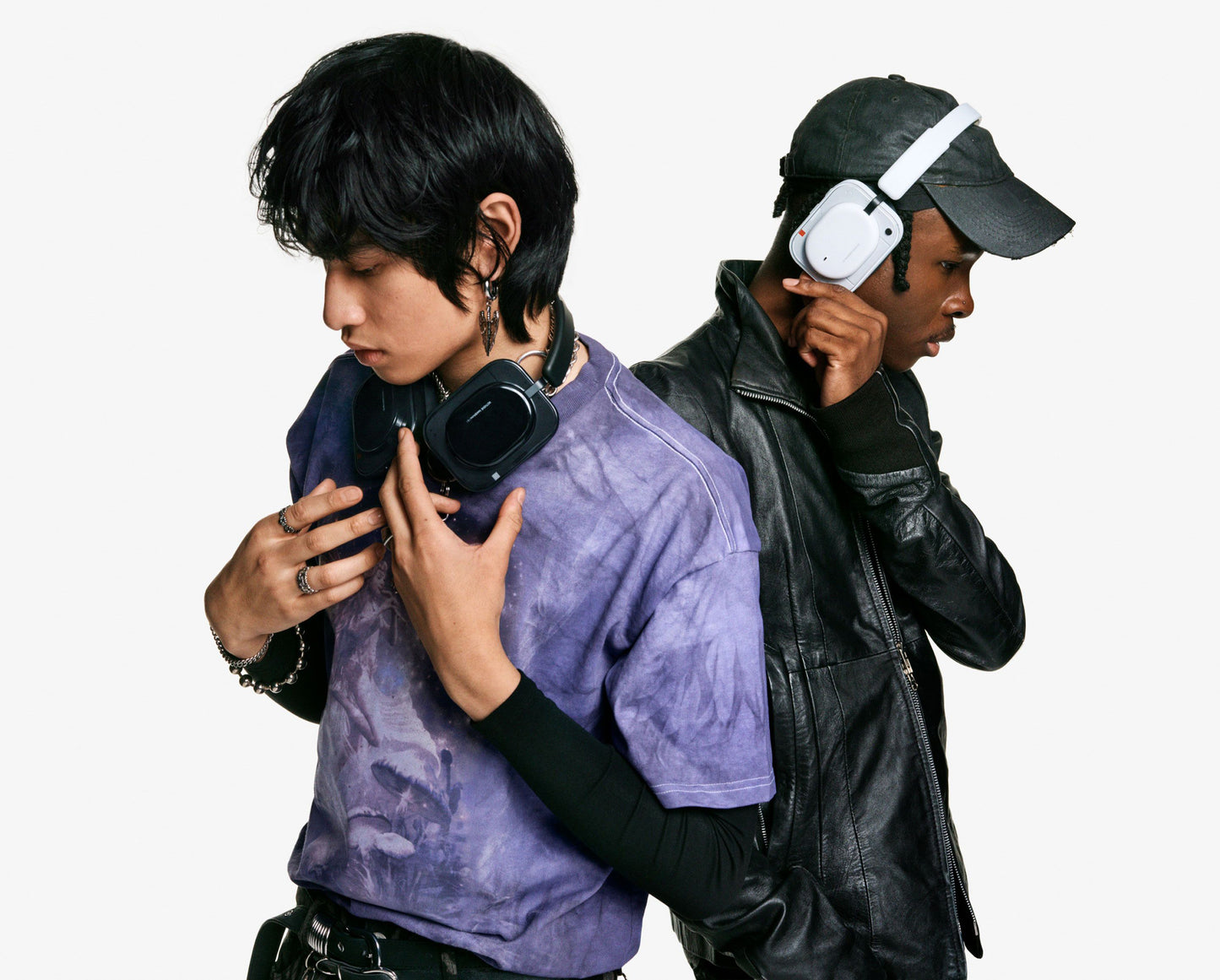 Handsfree Bluetooth Nothing Headphone (a), MultiPoint, A2DP, ANC, Svart