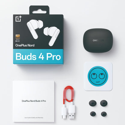 Handsfree Bluetooth OnePlus Nord Buds 4 Pro, Svart 5481159288