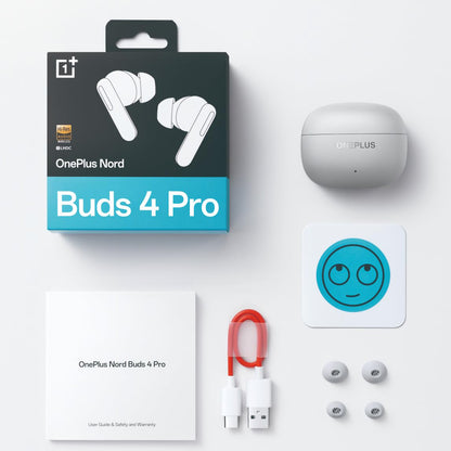 Handsfree Bluetooth OnePlus Nord Buds 4 Pro, Grå 5481159287