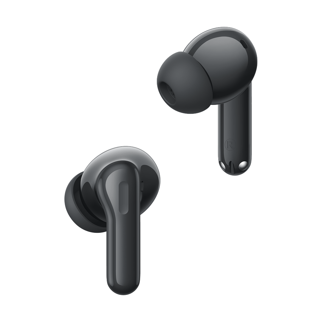 Handsfree Bluetooth Realme Buds T200, TWS, ANC, MultiPoint, Grå