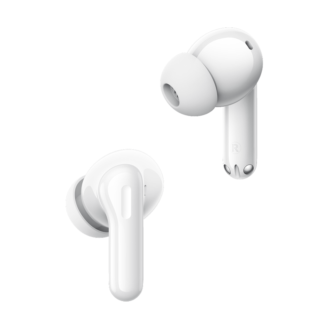 Handsfree Bluetooth Realme Buds T200, TWS, ANC, MultiPoint, Hvit