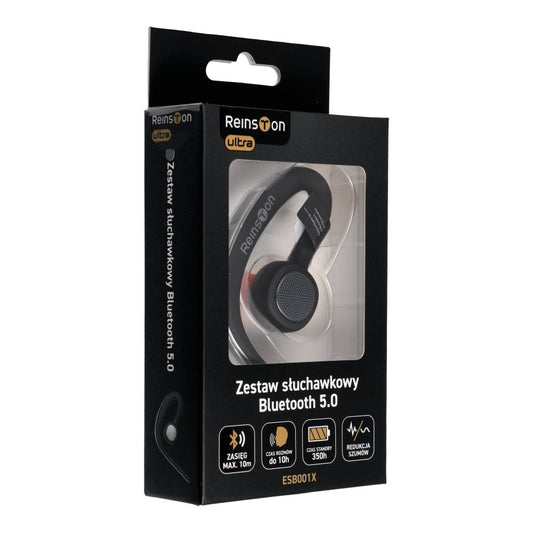 Handsfree Bluetooth Reinston ESB001X, MultiPoint, A2DP, Svart